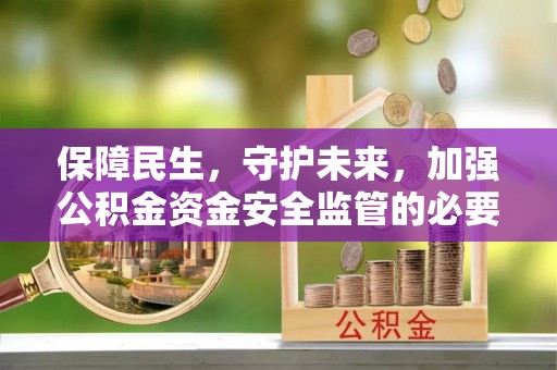 德州保障民生，守护未来，加强公积金资金安全监管的必要性与实践