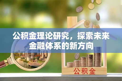 德州公积金理论研究，探索未来金融体系的新方向