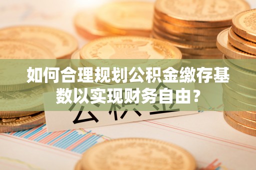 德州如何合理规划公积金缴存基数以实现财务自由？