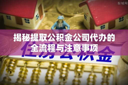 德州揭秘提取公积金公司代办的全流程与注意事项