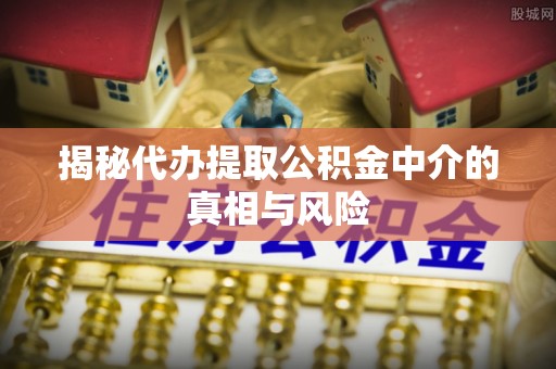 德州揭秘代办提取公积金中介的真相与风险