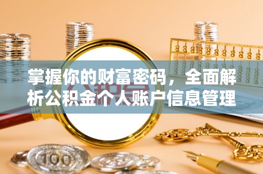 德州掌握你的财富密码，全面解析公积金个人账户信息管理与优化