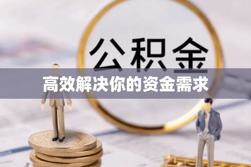 德州高效解决你的资金需求