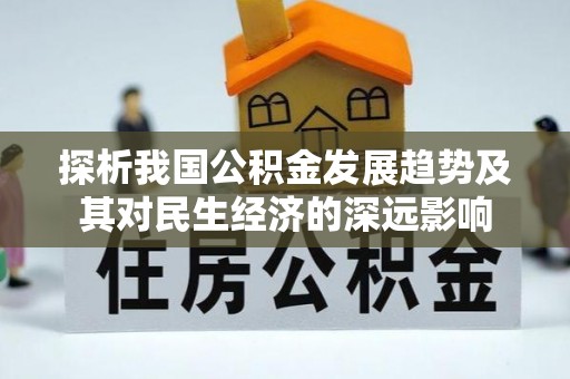 德州探析我国公积金发展趋势及其对民生经济的深远影响