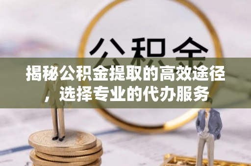 德州揭秘公积金提取的高效途径，选择专业的代办服务
