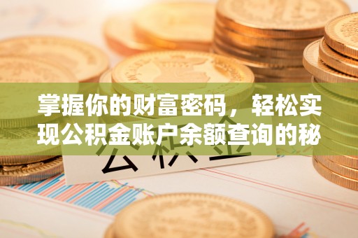 德州掌握你的财富密码，轻松实现公积金账户余额查询的秘诀