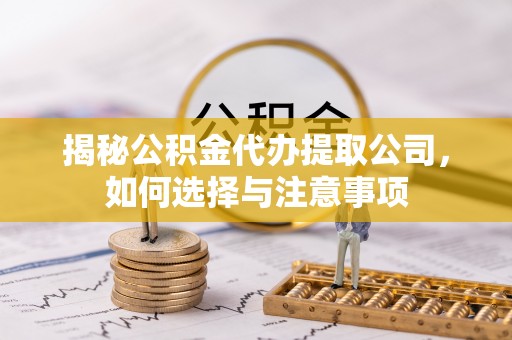 德州揭秘公积金代办提取公司，如何选择与注意事项