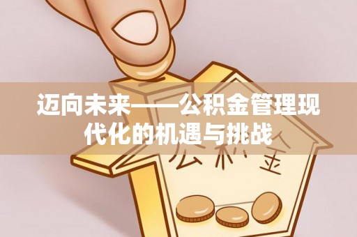 德州迈向未来——公积金管理现代化的机遇与挑战